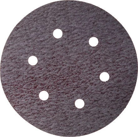 Круг шлифовальный URAGAN "Универсальный с покрытием стеарата цинка" на липучке, 6 отверстий, P320, 150мм, 5шт 907-43113-320-05 купить в Когалыме