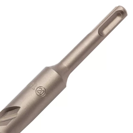 Бур по бетону, двойная спираль Denzel, 20 x 460 мм, три пылеотводящие кромки, 705049 купить в Когалыме