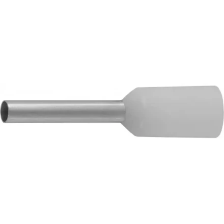 Наконечник СВЕТОЗАР штыревой, изолированный, для многожильного кабеля, белый, 0,75 мм2, 25шт 49400-07 купить в Когалыме