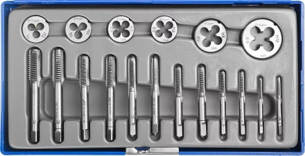 Набор ЗУБР "МАСТЕР" с металлорежущим инструментом, в пластиковом боксе 18 предметов 28120-H18 купить в Когалыме