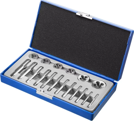 Набор ЗУБР "МАСТЕР" с металлорежущим инструментом, в пластиковом боксе 18 предметов 28120-H18 купить в Когалыме