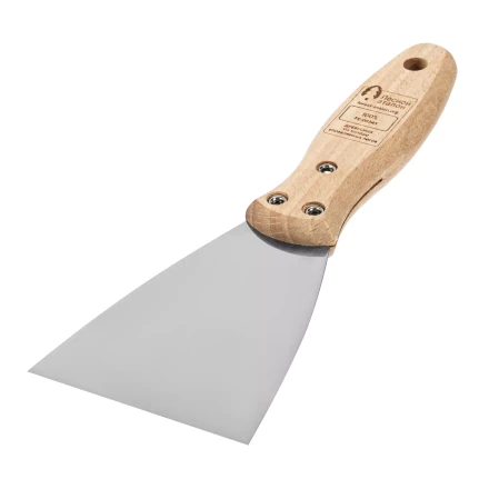 Шпательная лопатка из нержавеющей стали, 80 мм, буковая рукоятка, EFP Matrix 85615 купить в Когалыме