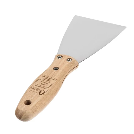 Шпательная лопатка из нержавеющей стали, 80 мм, буковая рукоятка, EFP Matrix 85615 купить в Когалыме