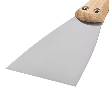 Шпательная лопатка из нержавеющей стали, 80 мм, буковая рукоятка, EFP Matrix 85615 купить в Когалыме