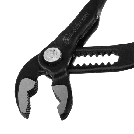 Клещи переставные 180 мм Matrix, кнопочный механизм, хром-ванадий, обливные рукоятки 17925 купить в Когалыме