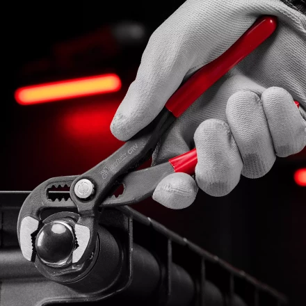 Клещи переставные 180 мм Matrix, кнопочный механизм, хром-ванадий, обливные рукоятки 17925 купить в Когалыме