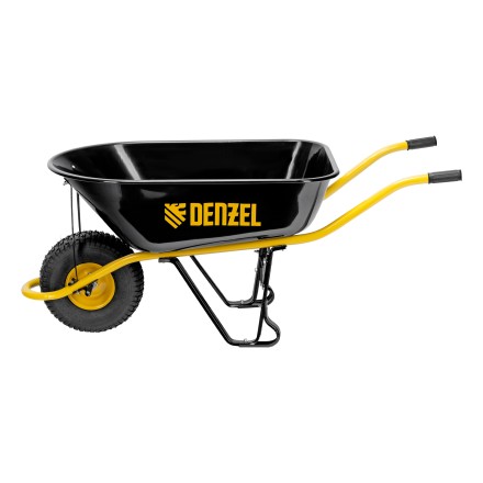 Тачка строительная Denzel 689965, усиленная, объем 130 л, 230 кг, колесо 15х6.00-6 купить в Когалыме