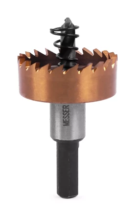 HSS-TiN коронка MESSER 32мм с центр. сверлом и толкающей пружиной для  лист. материала  до 2 мм ц/х купить в Когалыме