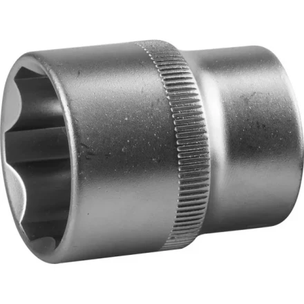 Торцовая головка ЗУБР &quot;МАСТЕР&quot; (1/2&quot;), Cr-V, SUPER LOCK, хроматированное покрытие, 24 мм 27725-24_z02 купить в Когалыме