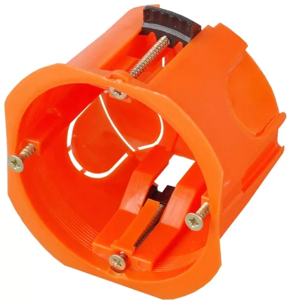 Коробка установочная СВЕТОЗАР для полых стен, макс. напряжение 400В, с пластиковыми лапками, 68х47мм SV-54913 купить в Когалыме