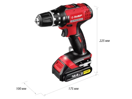 Дрель-шуруповерт 2 АКБ ДА-14.4-2-Ли КНМ2 серия МАСТЕР купить в Когалыме