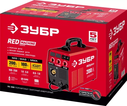 Полуавтомат сварочный инверторный МIG-MAG c функцией ММА ПС-200 серия МАСТЕР купить в Когалыме