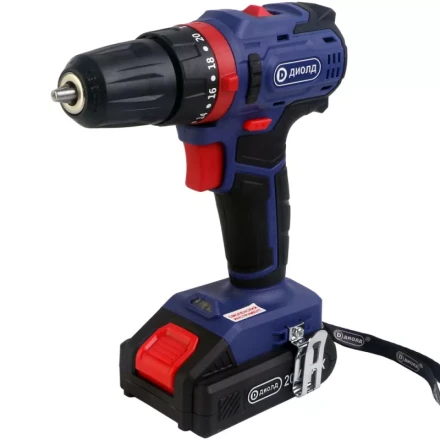 Аккумуляторная дрель-шуруповерт Диолд ДЭА-20ЛИ-02 У (ударная) купить в Когалыме