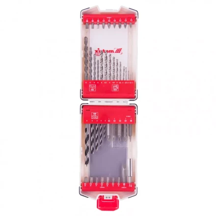 Набор сверл комбинированный сверла по металлу 1-6 мм бетону 4-8 мм дереву 3-8 мм биты 22 шт адаптер 44 предмета Pro Matrix 725644 купить в Когалыме