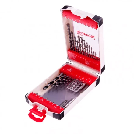 Набор сверл комбинированный сверла по металлу 1-6 мм бетону 4-8 мм дереву 3-8 мм биты 22 шт адаптер 44 предмета Pro Matrix 725644 купить в Когалыме