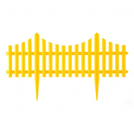 Забор декоративный Гибкий 24 x 300 см желтый Palisad 65016 купить в Когалыме