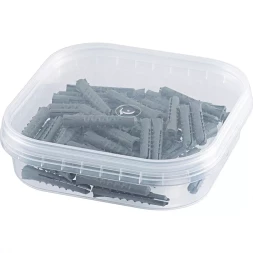 Дюбель 8х30 "Еж" распорный полипропиленовый 1000 шт Сибртех 46024