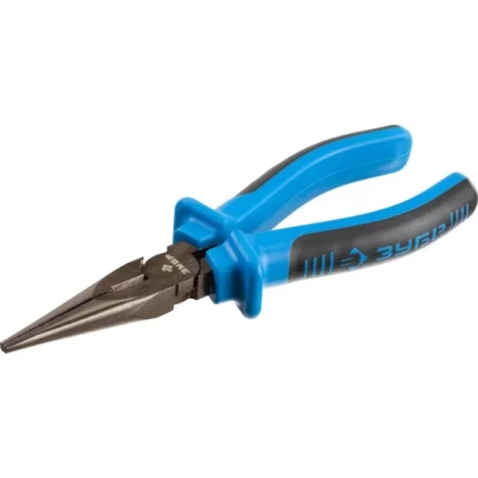 Тонкогубцы ЗУБР эксцентриковое расположение шарнира, особостойкое спец. покрытие Н12Х1 (никель/хром), двухкомпонентные рукоятки, 160мм 2201-3-16_z01 купить в Когалыме