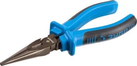 Тонкогубцы ЗУБР эксцентриковое расположение шарнира, особостойкое спец. покрытие Н12Х1 (никель/хром), двухкомпонентные рукоятки, 160мм 2201-3-16_z01 купить в Когалыме