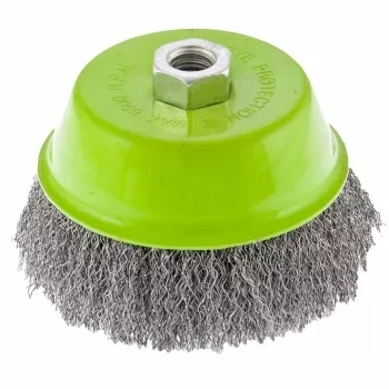 Щетка для УШМ 125 мм М14 &quot;чашка&quot; витая проволока СИБРТЕХ 746067 купить в Когалыме