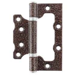 Петля накладная ПНУ-100, антик медь, 4шт (Металлист) 91564