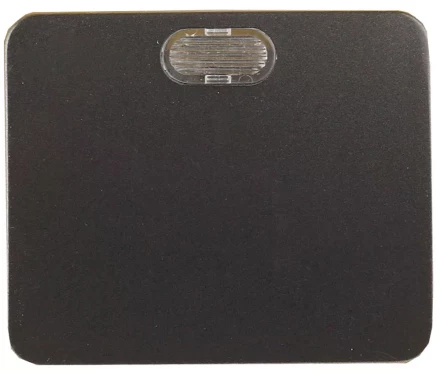 Выключатель СВЕТОЗАР "ГАММА" с подсветкой, одноклавишный, без вставки и рамки, цвет темно-серый металлик, 10A/~250B SV-54131-DM купить в Когалыме