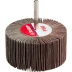 Круг шлифовальный ЗУБР "МАСТЕР" веерный лепестковый, на шпильке, тип КЛО, зерно-электрокорунд нормальный, P180, 40х80мм 36604-180 купить в Когалыме