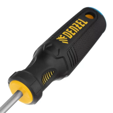 Отвертка SL6x150 мм, CrV, трехкомпонентная рукоятка Denzel 12199 купить в Когалыме