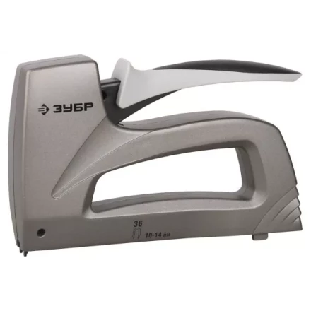 Степлер ЗУБР "ПРЕМИУМ", пластинчатая пружина, литой корпус, тип 36 31512_z01 купить в Когалыме