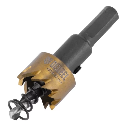 Коронка по металлу HSS, 20 мм, нитридтитановое покрытие Denzel 724101 купить в Когалыме