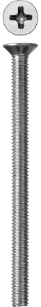 Винт ЗУБР "МАСТЕР" DIN 965, класс прочности 4.8, оцинкованный, M4x55мм, 5кг 303110-04-055 купить в Когалыме