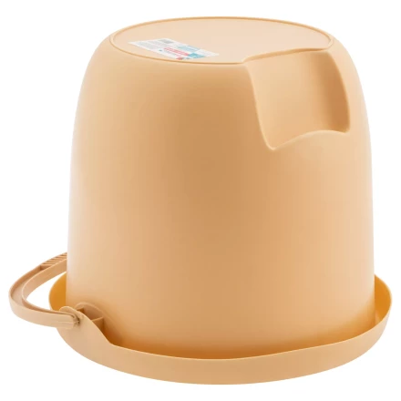 Ведро пластмассовое круглое Palisad 12 л, бежевое, Home 929495 купить в Когалыме