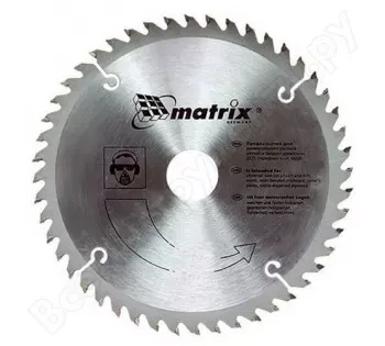 Пильный диск по дереву 185 х 20мм 36 зубьев + кольцо 16/20  MATRIX Professional 73278 купить в Когалыме