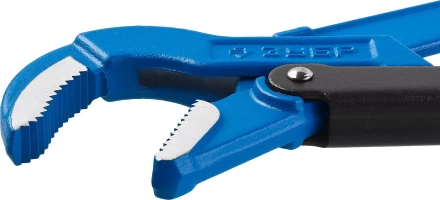 Ключ трубный рычажный ЗУБР &quot;ПРОФЕССИОНАЛ&quot;, изогнутые губки, цельнокованый, Сr-V, № 1,  1&quot; 27337-1_z01 купить в Когалыме