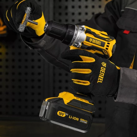 Щетка для дрели, 50 мм, Плоская, со шпилькой, нержавеющая витая проволока Denzel 744623 купить в Когалыме