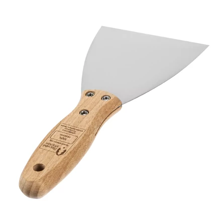 Шпательная лопатка из нержавеющей стали, 100 мм, буковая рукоятка, EFP Matrix 85617 купить в Когалыме