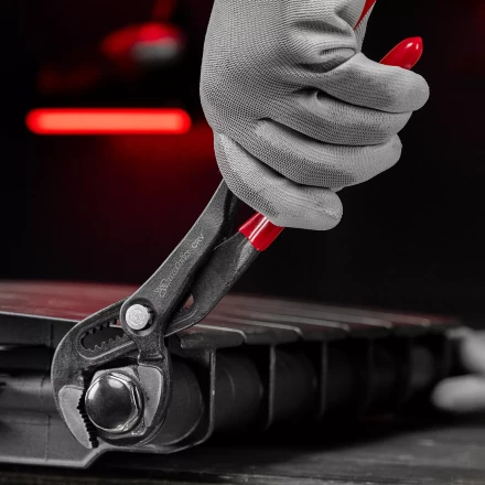 Клещи переставные 250 мм Matrix, кнопочный механизм, хром-ванадий, обливные рукоятки 17926 купить в Когалыме