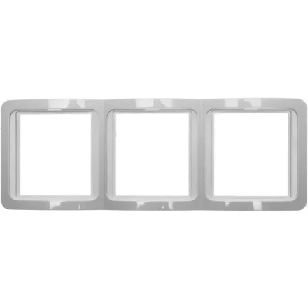 Панель СВЕТОЗАР &quot;ГАММА&quot; тройная вертикальная, цвет бежевый SV-54149-B купить в Когалыме