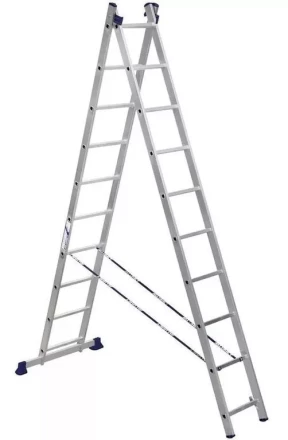 Лестница 2-х секционная алюминиевая 2*10 1013298 купить в Когалыме