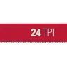 Полотно ЗУБР "МАСТЕР" по металлу 24 TPI  (шаг 1.0мм), Универсальное, 10шт 15853-24-10 купить в Когалыме