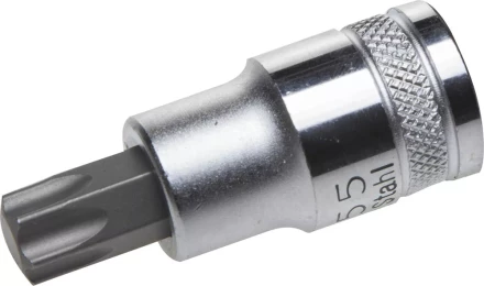 Торцовая бита-головка KRAFTOOL &quot;INDUSTRIE QUALITAT&quot;, материал S2, TORX, сатинированная, 1/2&quot;, Т55 27905-55_z01 купить в Когалыме