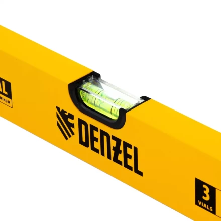 Уровень алюминиевый, 1500 мм, фрезерованный, 3 глазка Denzel 33685 купить в Когалыме