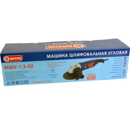 Угловая шлифмашина (болгарка) Диолд МШУ-1,3-02 (константная электроника) купить в Когалыме