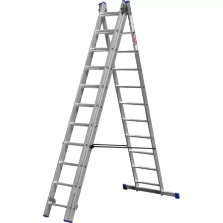 Лестница ЗУБР универсальная, трехсекционная со стабилизатором, 11 ступеней 38831-11 купить в Когалыме