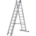 Лестница ЗУБР универсальная, трехсекционная со стабилизатором, 11 ступеней 38831-11 купить в Когалыме