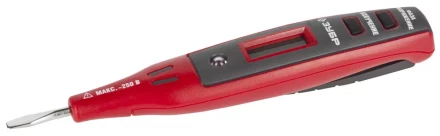 Тестер ЗУБР цифровой со световым индикатором, 12-220В, 140мм 59700 купить в Когалыме