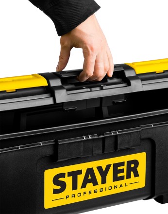 Ящик для инструмента &quot;TOOLBOX-16&quot; пластиковый, STAYER Professional 38167-16 купить в Когалыме
