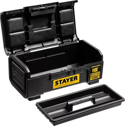 Ящик для инструмента &quot;TOOLBOX-16&quot; пластиковый, STAYER Professional 38167-16 купить в Когалыме