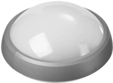 Светильник STAYER &quot;PROFI&quot; PROLight светодиодный, влагозащищенный IP65, пластиковый корпус, PC, влагозащищенный, круг, металлик, 4000К, 7(60Вт) 57362-60-S купить в Когалыме