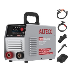 Инверторный сварочный аппарат ALTECO MMA 190C VRD 70221